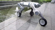 Wheeled industrial robot