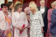 King Charles and Queen Camilla at Buckingham Palace reception