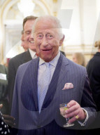 King Charles and Queen Camilla at Buckingham Palace reception