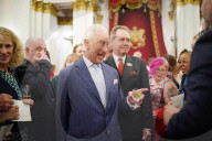 King Charles and Queen Camilla at Buckingham Palace reception