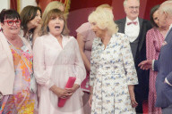 King Charles and Queen Camilla at Buckingham Palace reception