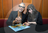 Going for Goldblum: fans flock to Jurassic Park star Jeff Goldblum in London.