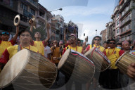 Rato Macchindranath Chariot Procession In Nepal