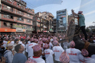 Rato Macchindranath Chariot Procession In Nepal