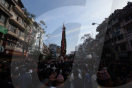 Rato Macchindranath Chariot Procession In Nepal