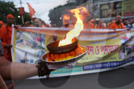 Protest March To Protect Hindus In Kolkata, India