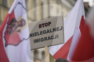 "Poland For Poles" Far-Right Rally Against Immigration In Poland.