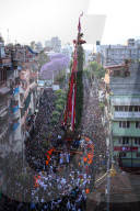 Rato Machhindranath Chariot Procession In Nepal