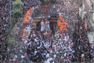 Rato Machhindranath Chariot Procession In Nepal