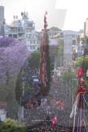 Rato Machhindranath Chariot Procession In Nepal