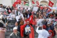 Kais Saied’s Supporters Protest Against Foreign Interference In Tunis