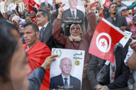 Kais Saied’s Supporters Protest Against Foreign Interference In Tunis