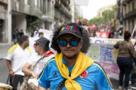 Workers' Day Demonstration In Barcelona, Spain.