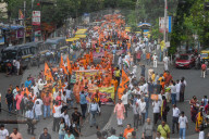  Pro - Hindu Protest Against Terror Attacks In Kashmir.