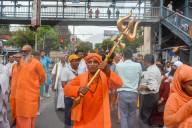  Pro - Hindu Protest Against Terror Attacks In Kashmir.