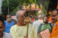  Pro - Hindu Protest Against Terror Attacks In Kashmir.