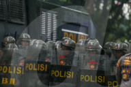 Labor Day Protest In Bandung Ends In Riot
