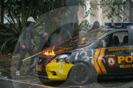 Labor Day Protest In Bandung Ends In Riot