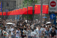 May Day Shopping Crowd In Shanghai