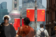 May Day Shopping Crowd In Shanghai
