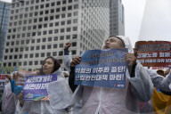 Mass Workers' Rally Fills Central Seoul On International Workers' Day