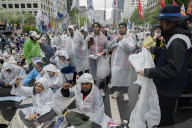 Mass Workers' Rally Fills Central Seoul On International Workers' Day