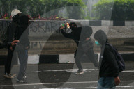 Labor Day Protest In Bandung Ends In Riot