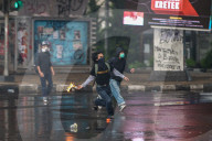 Labor Day Protest In Bandung Ends In Riot