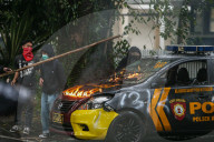 Labor Day Protest In Bandung Ends In Riot