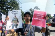 International Labor Day Action In Bandung, Indonesia