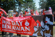 May Day In Bandung, Indonesia