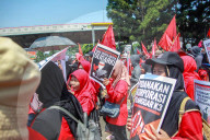 May Day In Bandung, Indonesia