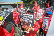 May Day In Bandung, Indonesia