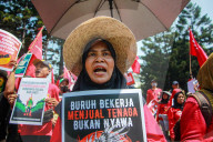 May Day In Bandung, Indonesia