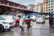 Rainfall In Kathmandu, Nepal