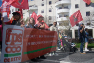 Rally Of 1st Of May, The Workers Day, In Leiria, Portugal
