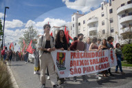 Rally Of 1st Of May, The Workers Day, In Leiria, Portugal