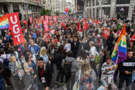 International Workers' Day Demonstration In Madrid