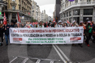 International Workers' Day Demonstration In Madrid