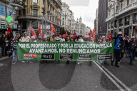 International Workers' Day Demonstration In Madrid