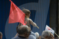 Rally Of 1st Of May, The Workers Day, In Leiria, Portugal