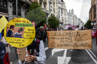 International Workers' Day Demonstration In Madrid