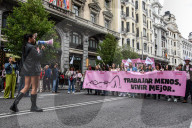International Workers' Day Demonstration In Madrid