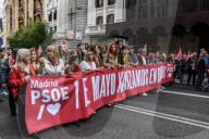 International Workers' Day Demonstration In Madrid