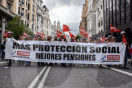 International Workers' Day Demonstration In Madrid