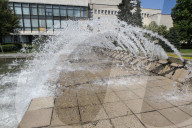 Fountains spring to life in Dnipro