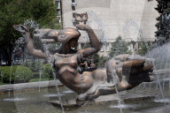 Fountains spring to life in Dnipro