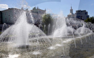 Fountains spring to life in Dnipro
