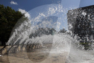 Fountains spring to life in Dnipro