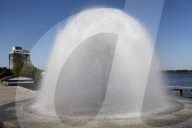 Fountains spring to life in Dnipro